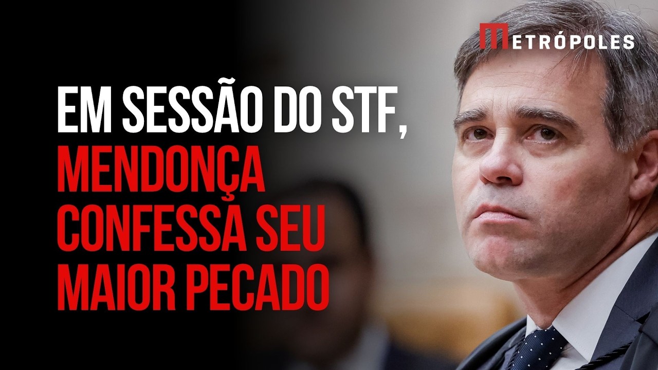 Em sessão do STF,  André Mendonça confessa seu maior pecado