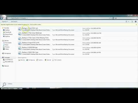 how to recover replaced files