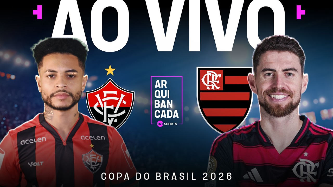 AO VIVO: VITÓRIA X FLAMENGO (PRÉ-JOGO, NARRAÇÃO E PÓS) | 5ª FASE - VOLTA | COPA DO BRASIL 26
