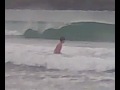 Zali surfing at Coffs Harbour 29/12/09