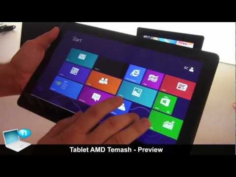 Tablet AMD A4 e A6 Temash - Preview dal CES 2013