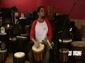 djembe demonstration 12 african deep carve