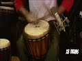 djembe demonstration 12 african deep carve
