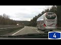Driving on the Autobahn A5-A7-A4-A71-A73