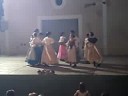 actuaci�n del grupo de baile la trena en el preg�n de las fiestas de benimagrell de sant joan d'alacant.