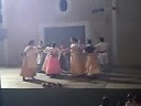 actuaci�n del grupo de baile la trena en el preg�n de las fiestas de benimagrell de sant joan d'alacant.