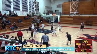 RHS Girls Basketball vs Lewis Cass