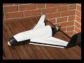 Wasserraketenflugzeug Wasserrakete Wasserraketen-Gleiter Water Rocket Glider space plane shuttle depron