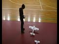 2 volo 3D con il mio yak 55 nel palazzetto di Sedico