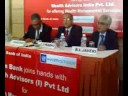 Union Bank officials address press.