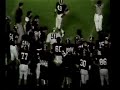 tom clements completes a daring pass to little-used tight end robin weber on 3rd down late in the 4th quarter of the 1973 sugar bowl. the irish won a tight game, 24-23. chris schenkel, bud wilkinson, and howard cosell describe the action for national television, new year's eve 1973.