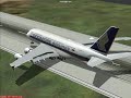 A380 Singapore landing at Changi