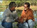 Crappie fishing in a farm pond