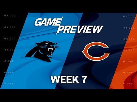 Video: Carolina Panthers vs. Chicago Bears | Week 7 Game Preview | NFL Playbook