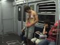 the dopes   spogliarello in metro con più stile