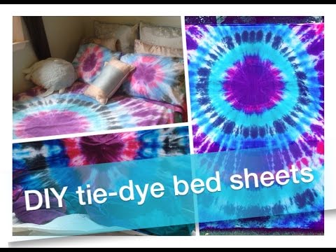 how to tie dye a quilt cover