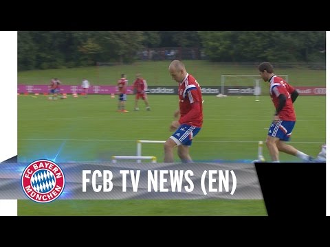 Robben and Alonso back in FCB Team Training Robben and Alonso back in FCB Team Training