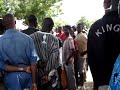 some short scenes of dancing to the sounds of the gyil and gangaa (drum) at the the funeral of kakraba lobi in his hometown of saru in the northern region of ghana. aug. 25-27, 2007