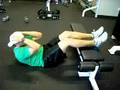 Sit Up with Feet on Bench