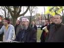 Actie Boycot Peking voor de Chinese ambassade