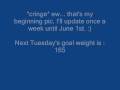 23.2 pounds to lose by june 1st