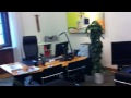 Ortlieb in seinem Büro als Justizminister