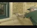 how to fasten log siding