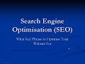  seo search engine optimisation ranking optimization