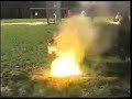 Lightning a BBQ with liquid oxygen