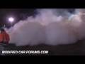 Leroy Rees BIGV8 burnout at The...
