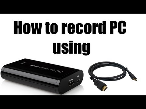 How to record PC gameplay using Elgato game capture HD (Desktop ONLY!)