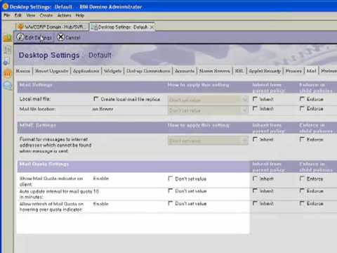 Setting up database quota in IBM Lotus Domino.mp4