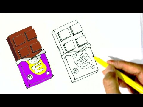 video-linktoworks-How to draw Chocolate- in easy steps for children ...
