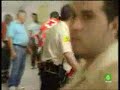 Desmayo del sevillista fallecido esta tarde, Antonio José Puerta Pérez, el sábado 25 de agosto de 2007