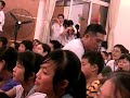 Chinese teachers singing Chinese folk song