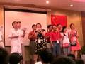 Chinese teachers singing Chinese folk song