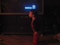 Corey learning to dance.