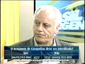 entrevistado larga datena falando sozinho ao vivo