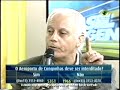 entrevistado larga datena falando sozinho ao vivo