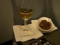 Lufthansa First Class Cabin mit Blick auf Terminal 2 München