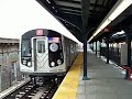 MTA NYCT R160A (M) Train Entering Myrtle Wycoff