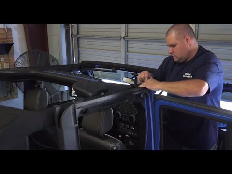 how to remove jeep soft top