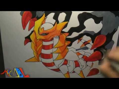 how to draw giratina