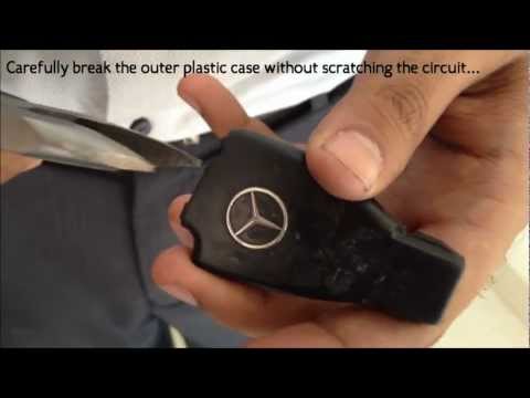 Mercedes Keyless Shell Change (Destructive Method)