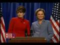 Sarah Palin and Hillary Clinton impersonators