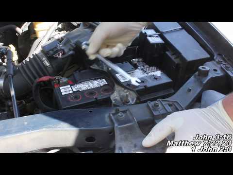 how to change an alternator on a 2006 ford escape
