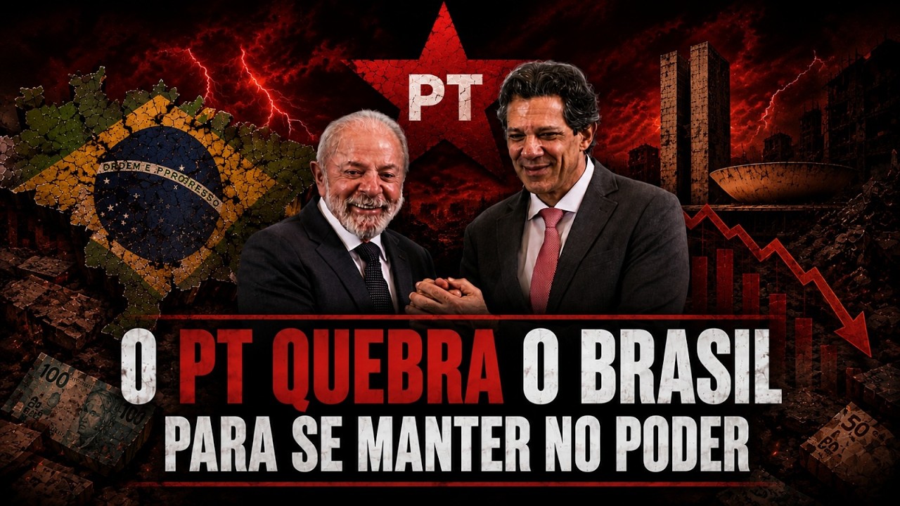 LULA QUEBRA O BRASIL PARA SE MANTER NO PODER! Rogério Marinho alerta para a urgência de varrer o PT!