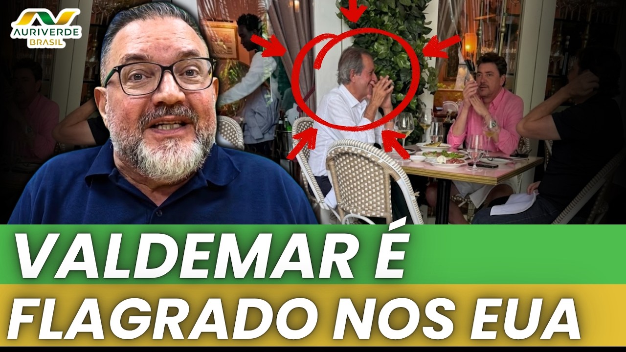 Flagra: Valdemar almoça com André Do Prado nos EUA para fechar candidatura ao Senado