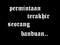 Permintaan Terakhir - seorang banduan