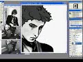 dibujando a bob dylan
